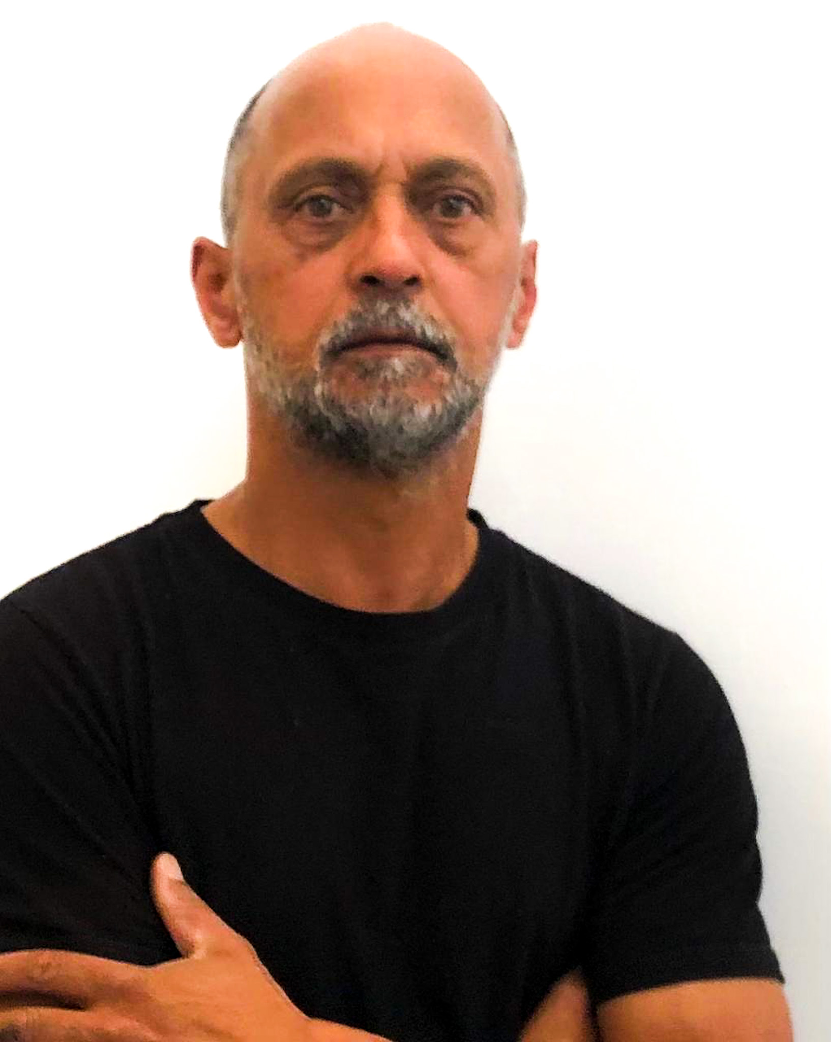 Portrait of Christopher Lary, South African mixed-media artist and sculptor